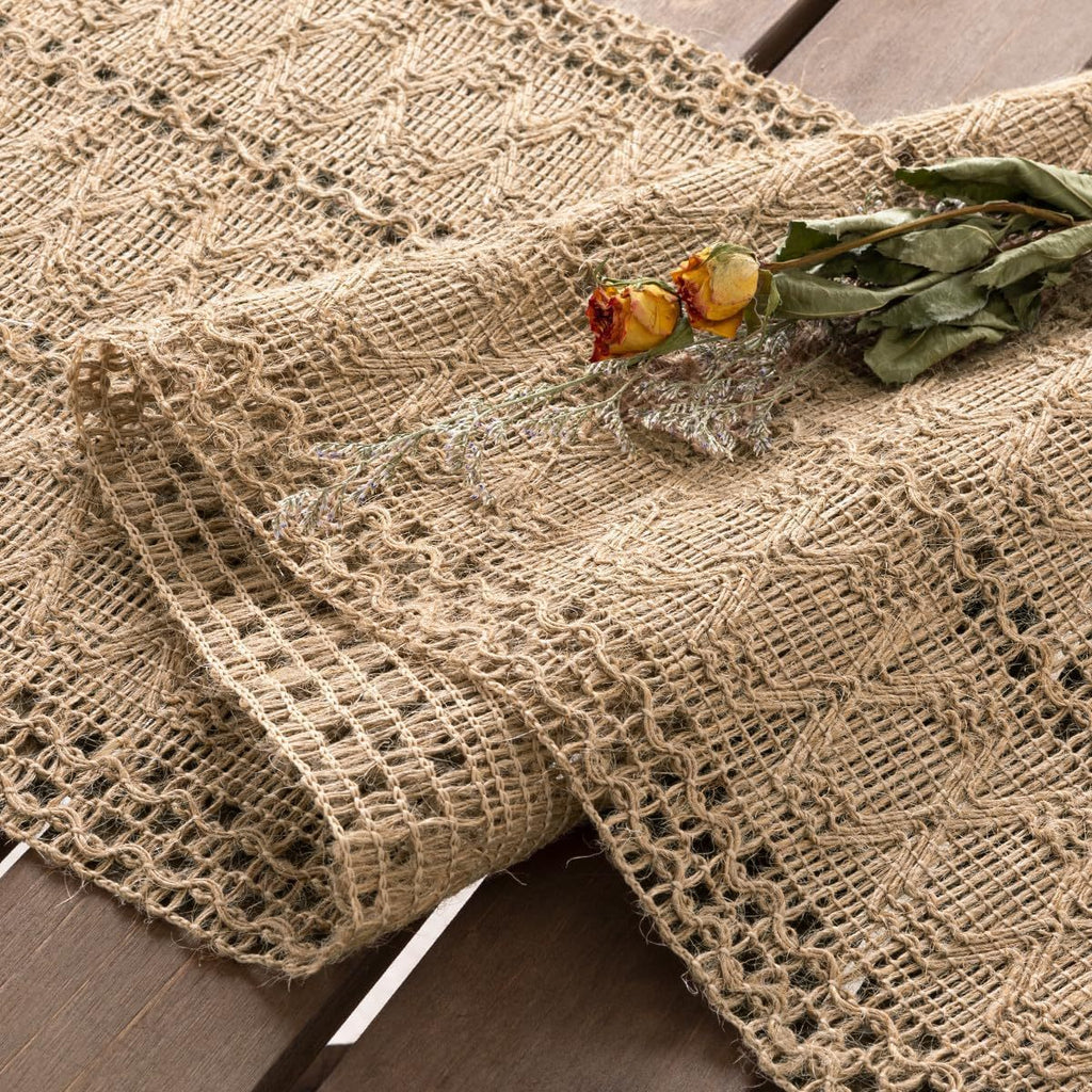 Bohemian Style American Light Luxury Burlap Table Runner
